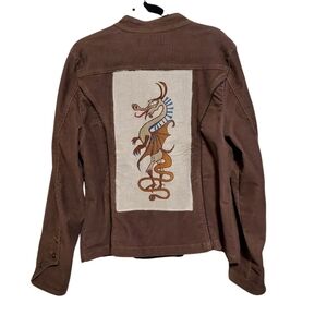 Jeanstar Utility Jacket in Rich Brown